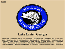 Tablet Screenshot of oakwoodstriperclub.com